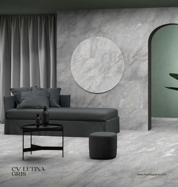 CAZAR TILE CV LETINA GRIS SIZE 600X1200mm (09mm)