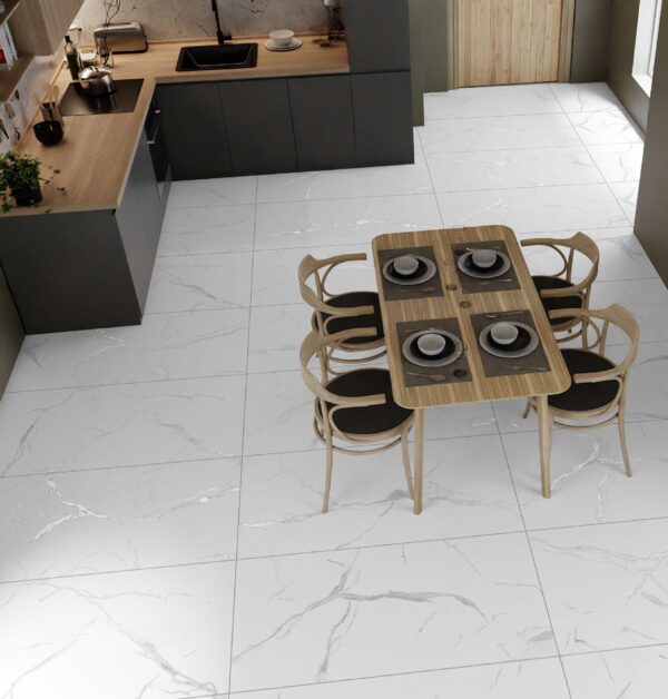 CAZAR TILE CV MOZILLA WHITE SIZE 600X1200 (09mm)