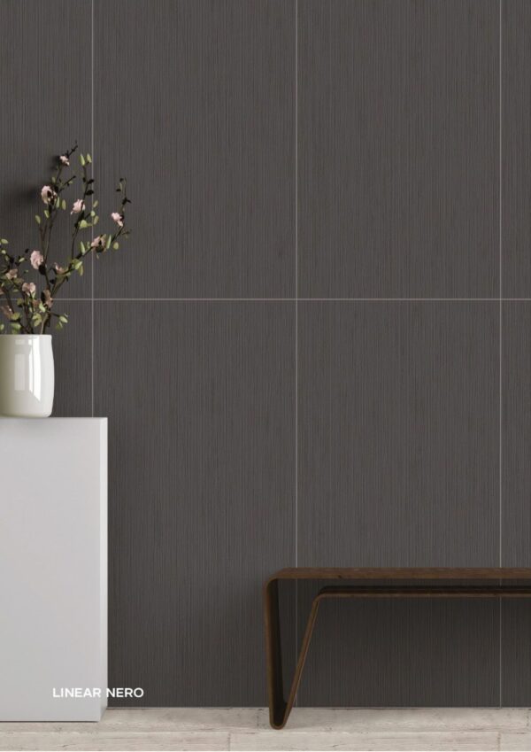 CAZAR TILE LINEAR NERO 600X1200mm (09 MM THICKNESS)