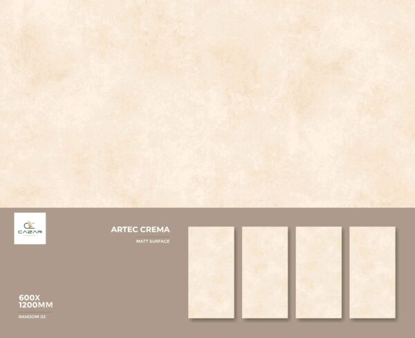 CAZAR TILES ARTEC BIANCO MATT SERIES 600×1200 MM - Image 4