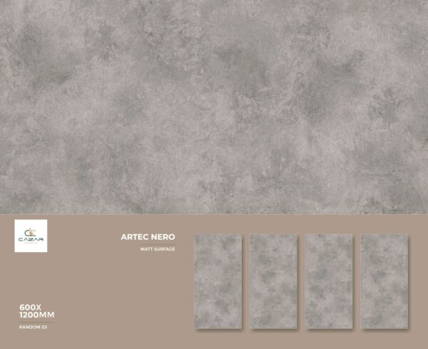 CAZAR TILES ARTEC BIANCO MATT SERIES 600×1200 MM - Image 5